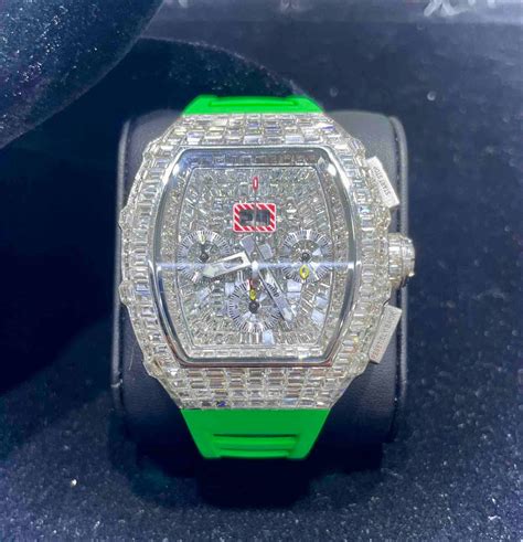 richard mille bustdown|richard mille iced out.